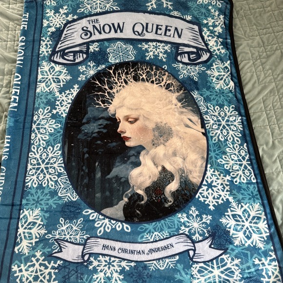 Lee Andersen Other - Hans Christian Andersen The Snow Queen Plush Blanket 66x44 Once Upon A Book Club
